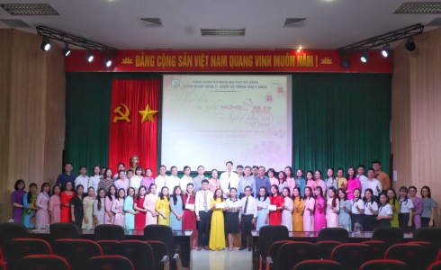 Công đoàn Khoa Y – Dược và Trung tâm Y khoa, ĐHĐN chào mừng 93 năm ngày thành lập Hội Liên hiệp phụ nữ Việt Nam 20/10